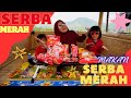 24 jam makan serba merah arsyla bunda  azka sampai kekenyangan