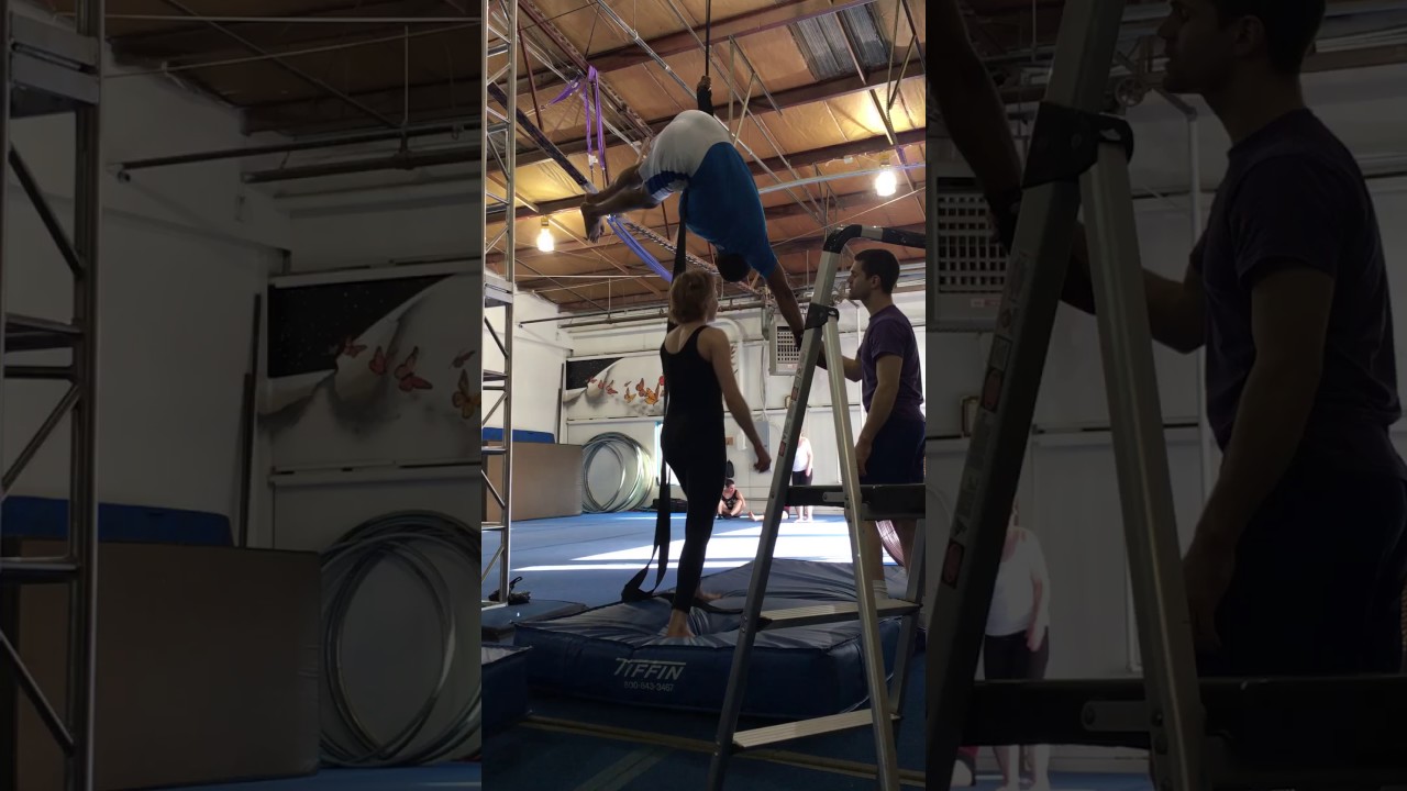 Duo Meat Hooks on Aerial Straps YouTube