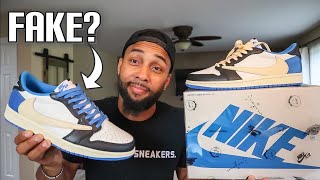 I Got Fake Air Jordan 1 Travis Scott x Fragment Lows & Here’s Why!