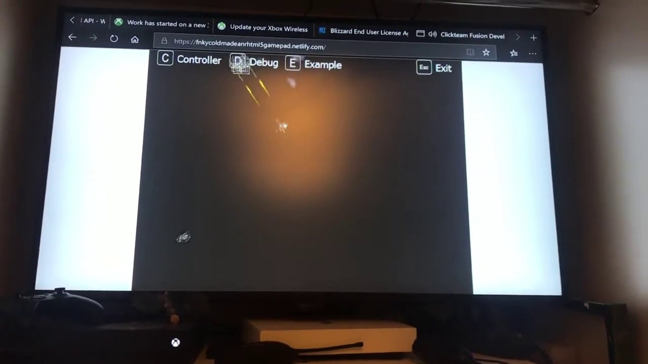 Ctf 2.5 HTML5 Gamepad Running on Xbox one Edge Browser YouTube