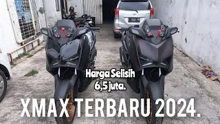 PERBANDINGAN YAMAHA XMAX Standard & Tech MAX 2024 , Sama² Warna HITAM ‼️