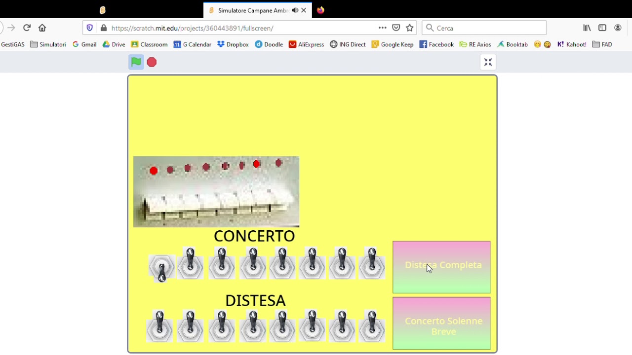 Simulatore di campane di Francesco bellringer