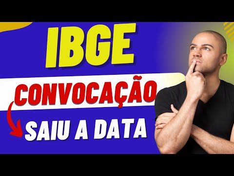 IBGE -  SAIU A DATA DA CONVOCAÇÃO DOS RECENSEADORES