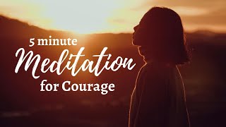 5 Minute Christian Meditation for Anxiety and Fear