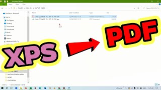 Cara Ubah File Berformat Xps ke Format Pdf