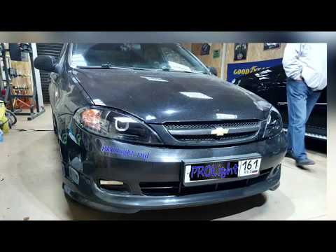 Chevrolet Lacetti. Бюджетный вариант улучшения света. Установка линз.