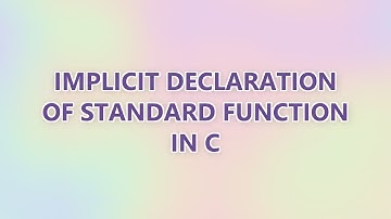 Implicit declaration of standard function in C (2 SOLUTIONS!!)