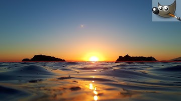 How to Straighten a Tilted Horizon in Gimp