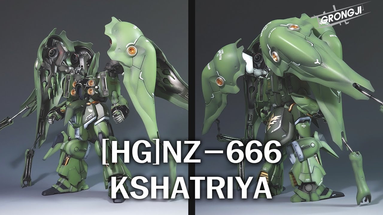 NO-8 [HG] NZ-666 KSHATRIYA Full painting - HG 크샤트리아 - YouTube