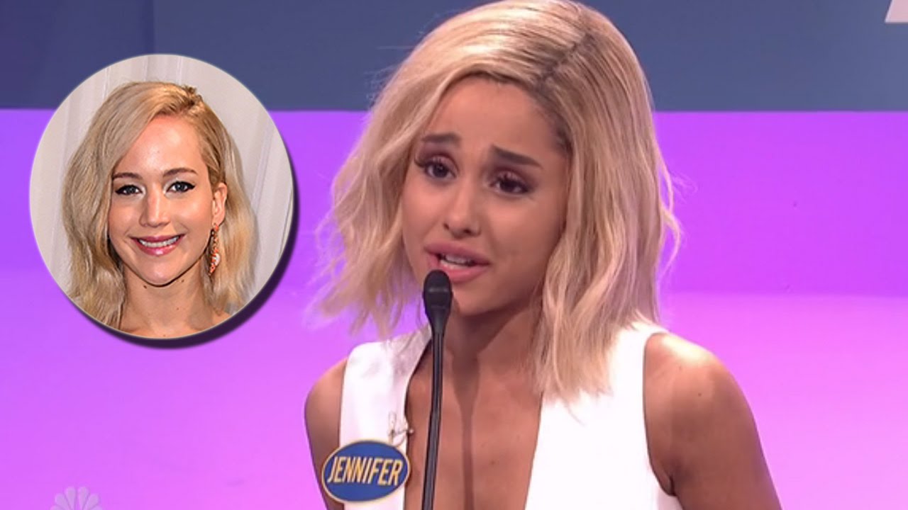 Ariana Grande Slays Musical Impressions On Snl Impersonates Jlaw
