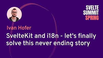 Ivan Hofer - SvelteKit and i18n: let