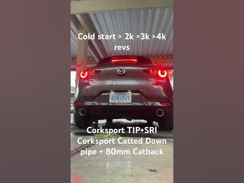 4th Gen Mazda 3 Turbo Downpipe #corksport #mazda3 #m3th - YouTube
