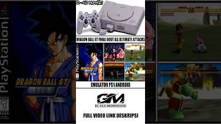 Dragon Ball GT Final Bout - All Characters Ultimate Attacks | Best PS1 Games | Emulator PS1 Android