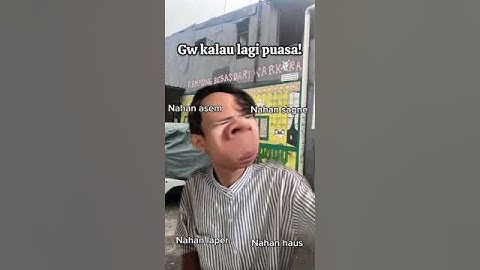 Gw kalau lagi puasa!! #funny #uundahlanprayogi #bulanpuasa #ramadhan #related