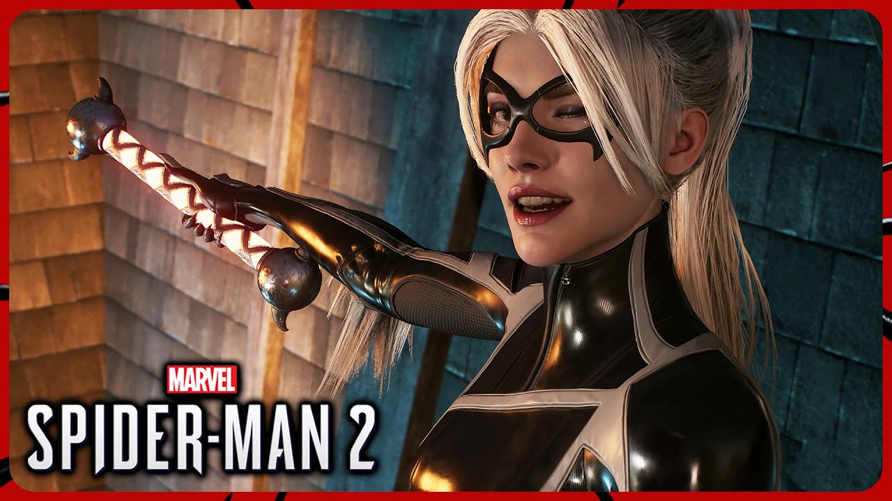 MARVEL SPIDER-MAN 2 ブラックキャット All Black Cat scenes - Spider-Man 2 - YouTube