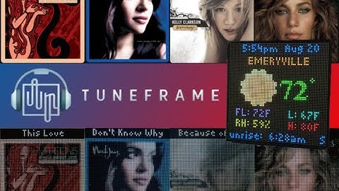 TuneFrame  - using  P2 Matrix Panel