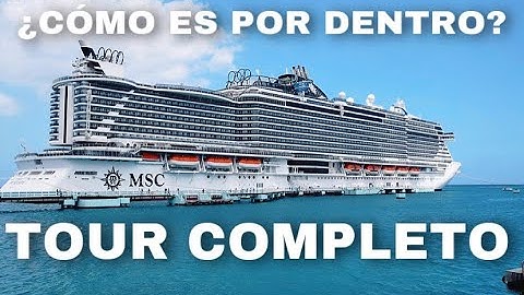 ¿CÓMO ES UN CRUCERO POR DENTRO? ¡TODO LO QUE DEBES SABER! TOUR COMPLETO MSC SEASIDE