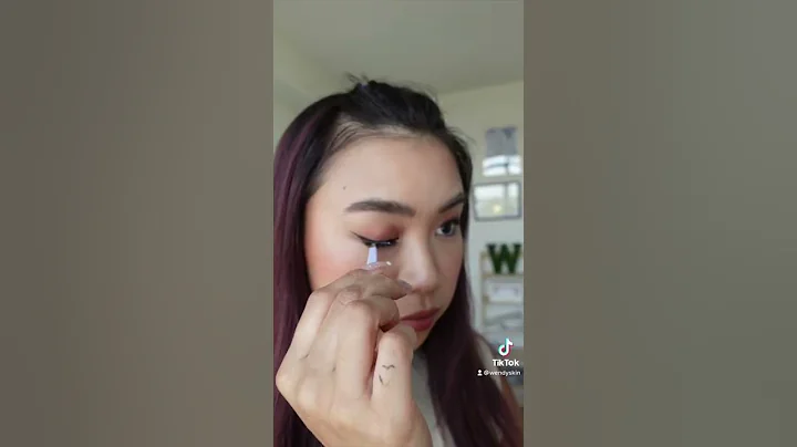 USING HALF LASHES 😳