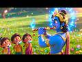 Brush Time with Krishna 🪥🌟 Fun Kids Hygiene Song | Healthy Habits Nursery Rhyme
