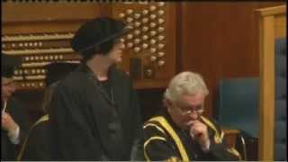 Brian Molko ( Placebo ) receives Honorary Fellowship at Goldsmiths - Brian speech