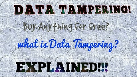 Data Tampering? Buy anything for free? Explained with Live Proof!!!