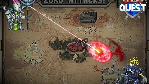 DEFEATING SOLARSUN AT ZONE 12 FLAG 9 (Z12F9) ZORD ATTACKS! - BIT HEROES QUEST