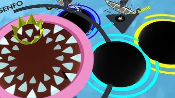 Hole.io Map Control: 100.00% - Time Mode Big Hole WORLD RECORD #94