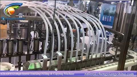 CX-GFT12 High Speed Tracking Filling & Capping Machine