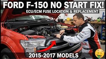 Ford F-150 ECU/ECM (Engine Computer) FUSE Location & Replacement (No Start/Power Fix 2015-2017)
