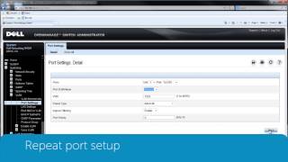 Dell Networking N4000: Configuring VLAN routing via GUI
