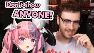 Mousey Shows Connor an IRL Picture of her with Glasses | Ironmouse \& CDawgVA