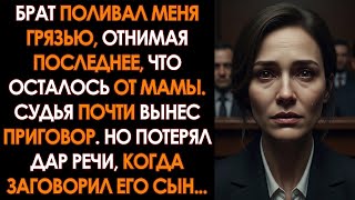 видео: Брат ОБЛИВАЛ МЕНЯ ГРЯЗЬЮ в суде ради дома матери, НО ОЦЕПЕНЕЛ ОТ УЖАСА, когда слово дали ЕГО СЫНУ... картинка: Брат ОБЛИВАЛ МЕНЯ ГРЯЗЬЮ в суде ради дома матери, НО ОЦЕПЕНЕЛ ОТ УЖАСА, когда слово дали ЕГО СЫНУ...