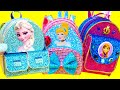 5 DIY Miniature Disney Princess Backpacks