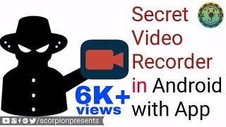 SECRET VIDEO RECORDER in Mobile! | Hidden Camera | YM screenshot 4