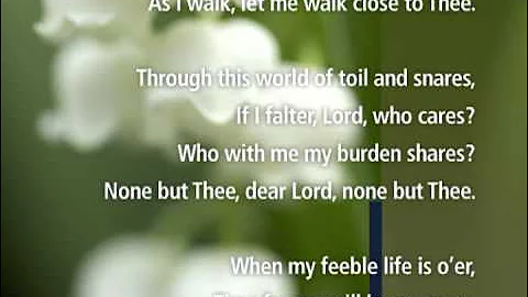 Just a Closer walk with Thee with Lyrics - Visual Worship !