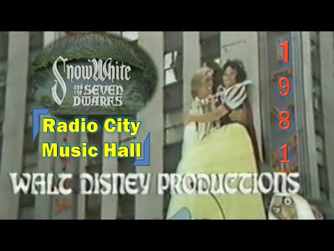 Snow White Live On Stage | Radio City Music Hall | 1981 | Disney Live | New York City