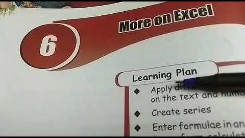 Class 6 Computer Ch 6 More on Excel Part 1 M. M. Model School online classes Class VI