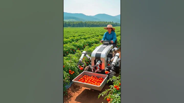 #AI Farming Robot Harvesting Tomatoes | Smart Agriculture Technology #farmer #2025