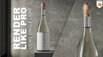 Realistic Lighting using a single light | Product Lighting | Blender 3d