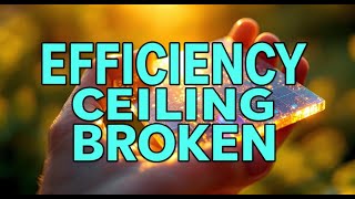 Silicon's 33% Limit Just Got Destroyed by Perovskite