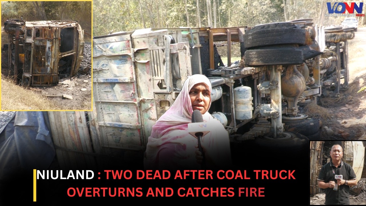 NIULAND : TWO DEAD AFTER COAL TRUCK OVERTURNS AND CATCHES FIRE