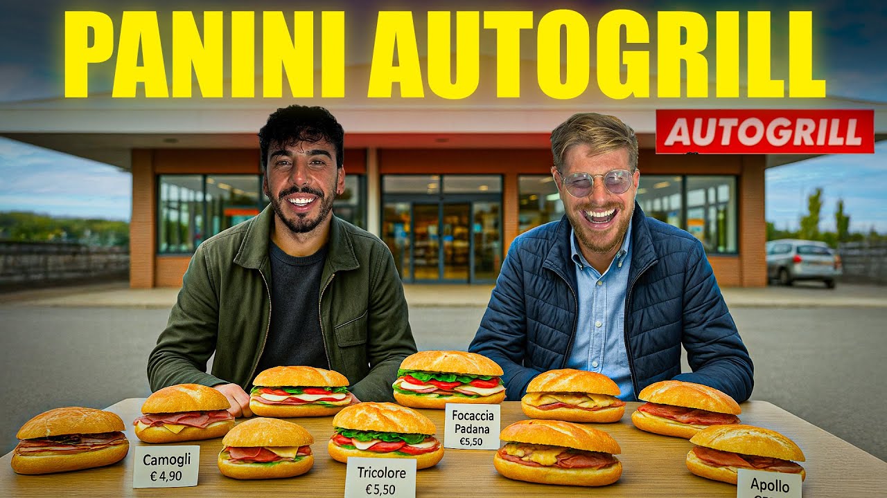 PROVIAMO TUTTI I PANINI ESISTENTI DELL’AUTOGRILL - QUESTO VIDEO SCONVOLGERÀ TUTTA LA VOSTRA VITA!