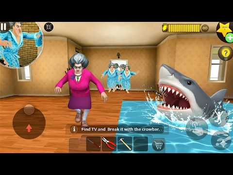 Scary Teacher 3D Miss T Vs Shark Chapter Update Special Episode 