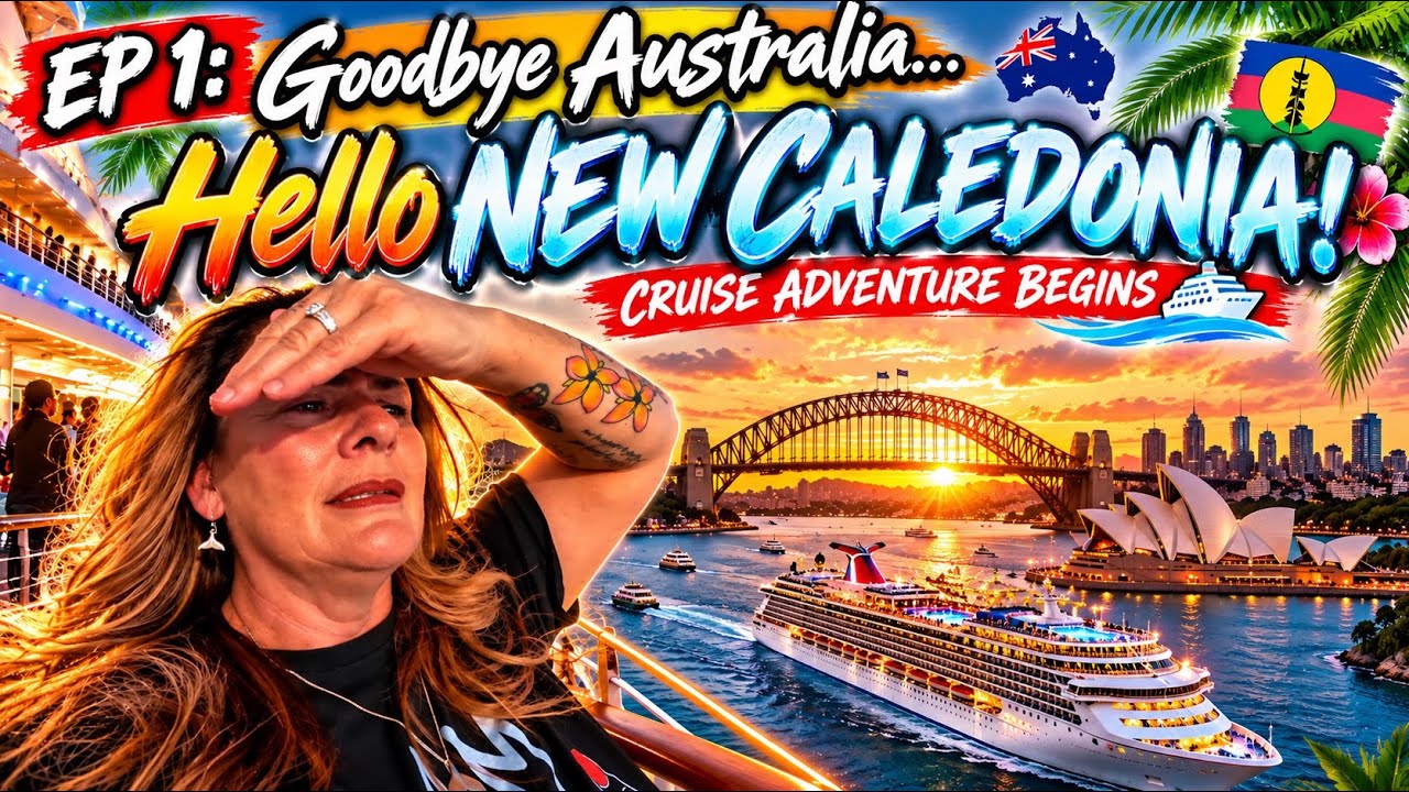 EP 1: WE’RE OFF TO NEW CALEDONIA! 🚢🇳🇨 | Our Cruise Adventure Begins