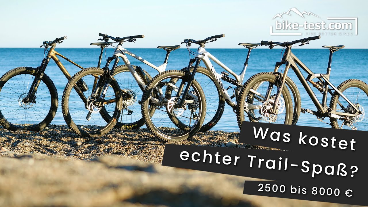 Wie teuer ist Mountainbiken 2024? 4 Bikes von 2500 € bis über 8000 € im Vergleich