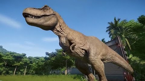 Dinossauro Rex VS Dinossauros Carnivoros Jurassic World Evolution