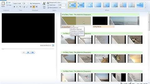 Windows Live Movie Maker Essential Training   Adding and modifying titles in a project