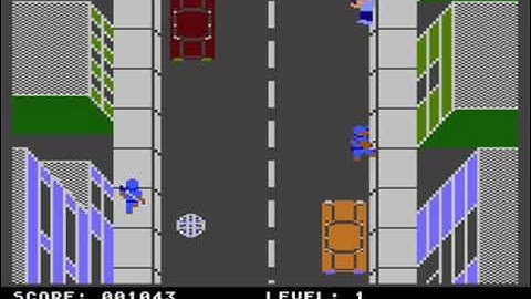 Los Angeles SWAT on Atari 800XL