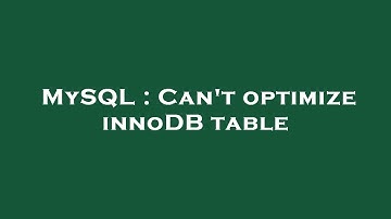 MySQL : Can