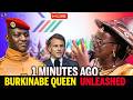 BRAVE BURKINABÈ LADY HUMILIATES MACRON LIVE IN PARIS! 🔥 TRAORÉ’S SPIRIT SHAKES FRANCE!